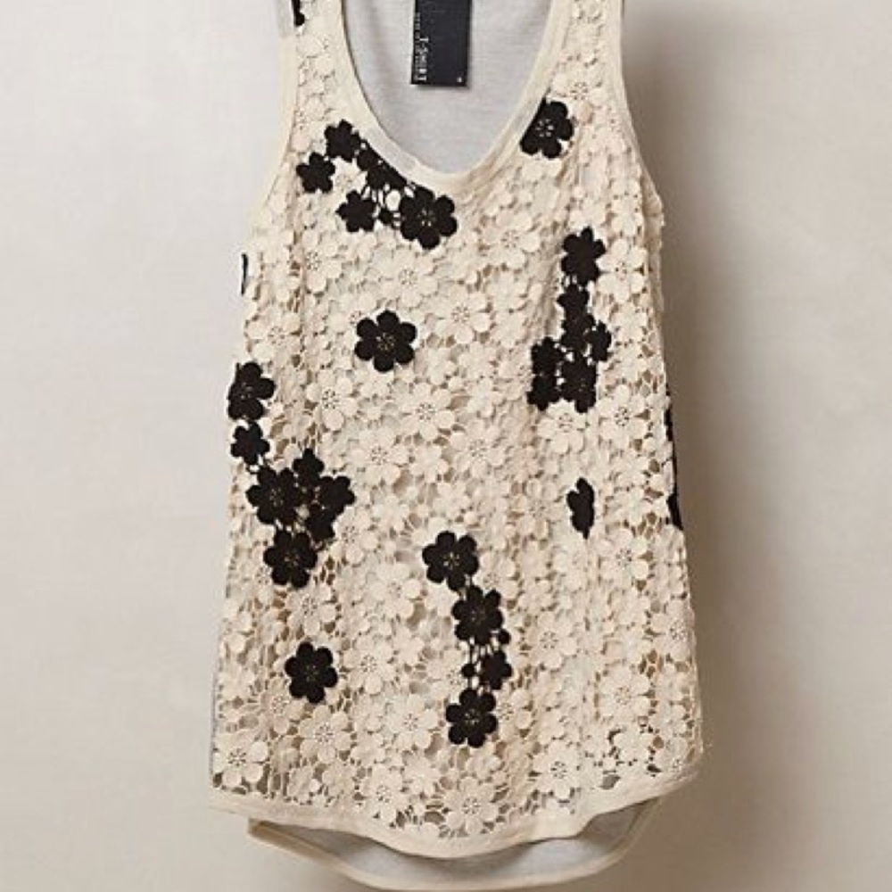 Anthro Dolan floral top, small, euc